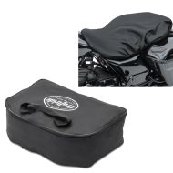 Set: Innentasche passend für Harley Davidson King Tour Pak Topcase 93-24 Craftride + Sitzbankabdeckung passend für Harley Davidson Touring 09-24 Sitz Abdeckung Doppelsitzbank SAW1