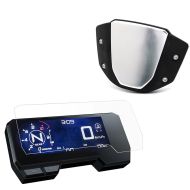 Alu Windschild passend für Honda CB 650 R 19-24 Airoad CW14 + Tacho Display Schutz Folie