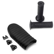 Selle + poignées de guidon compatible avec BMW R 65 / R 45 LG30 pour 22mm