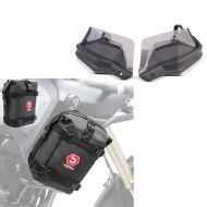 Handprotektoren passend für Honda CB 500 X 13-23 mit Verlängerung XL + Sturzbügeltasche Paar
