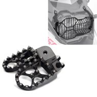 Repose pieds alu 57mm + calandre phares compatible avec BMW R 1200 GS 17-18