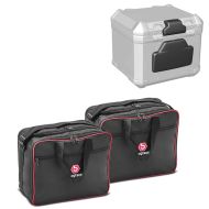 Capitonnage arrière top case aluminium compatible avec Triumph Tiger 800 XC / XR RL2U + valises latérales 2x sacoches intérieures 32L