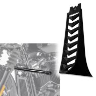 Set: Sabot moteur compatible avec Harley Davidson Sport Glide 18-24 Cache radiateur Craftride CV6 noir mat + Pare carter compatible avec Harley Davidson Sport Glide 18-24 Pare cylindre Craftride SC14