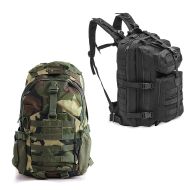 Rucksack BO2 Hecktaschein Camouflage + Rucksack BT2 Hecktasche in