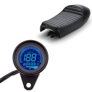 Compteur LCD Digital + Selle Caferacer compatible avec Ducati Scrambler Mach 2.0/ Cafe Racer