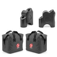 Lenkererhöhung passend für BMW F 750 / 700 / 650 GS 30mm Alu + Set Koffer Innentaschen