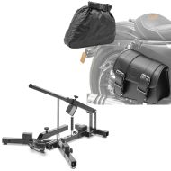 Set: Démonte pneu moto 12-21" MD4 ConStands avec Moto Sacoche droite Montana 8Ltr Valise pour Chopper noir