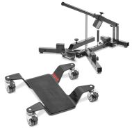 Set: Démonte pneu moto 12-21" MD4 ConStands avec Chariot Range pour béquille centrale Mover II max. 400 kg noir