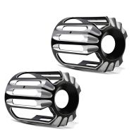 Set 2x Couvercle filtre a huile moto Craftride HF1 compatible avec Harley Davidson modèles