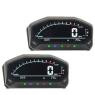 Set 2x Motorrad Tachometer digital Zaddox SM24 Drehzahlmesser LCD