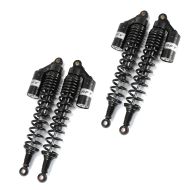 Set 2x Motorrad Stossdämpfer hinten 440mm Federbein Paar Universal Zaddox RS2 schwarz