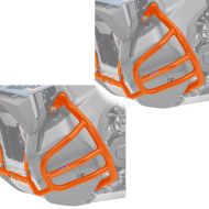 Set 2x Sturzbügel passend für KTM Adventure 890 / R 21-22 Motoguard Schutzbügel orange CLM