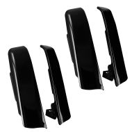 Set 2x Blendenleisten Seitenkoffer passend für Harley Davidson Touring 14-24 Blende Satteltasche Craftride schwarz