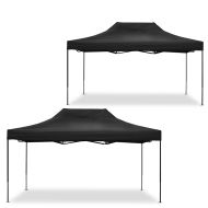 Set 2x Pavillion pliable 3x4,5m / tente de course Tourtecs compatible avec la piste noir