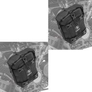 Set 2x Sacoche de protection Bagtecs S3B compatible avec moto étanche 6L