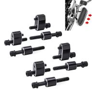 Set 2x Trittbrettverlegung passend für Harley Davidson Touring 09-24 Trittbretter Versatzkit Umbauklammern Craftride TV1