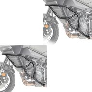 Set 2x Pare carter compatible avec Yamaha Tracer 9 / GT 21-24 garde moteur Motoguard KT11 noir
