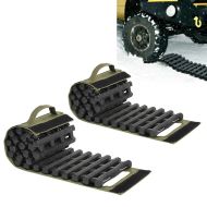 Set 2x Aide à la traction aide à la traction voiture GH1 tapis antidérapant aide à la traction enroulable noir/vert