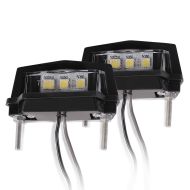 2er-Set Kennzeichenbeleuchtung Motorrad Zaddox T1 LED Kennzeichenleuchte