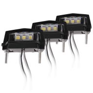 3er-Set Kennzeichenbeleuchtung Motorrad Zaddox T1 LED Kennzeichenleuchte