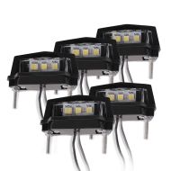 5er-Set Kennzeichenbeleuchtung Motorrad Zaddox T1 LED Kennzeichenleuchte