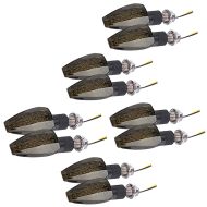 5er-Set LED Blinker Motorrad Lumitecs RP12 E-Prüfzeichen 2 Stück getönt sw