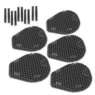 Lot de 5 Coussin de Selle Gel TPE Moto Tourtecs AC2 confort coussin gel M noir