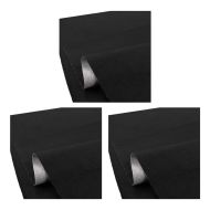 3er-Set Motorrad Sitzbank-Bezug Kunstleder anti-rutsch schwarz XL 140x100 cm Sitzbezug