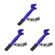 3er-Set Reinigungsbürste Motorradkette Zaddox blau