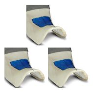 3er-Set Gel-Pad Einbaukissen XL passend für Motorrad-Sitzbank 25x20x1,5 cm
