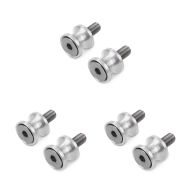 3er-Set Motorrad Prismabuchsen-Racingadapter Motea Jerez M8 silber