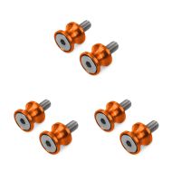 3er-Set Motorrad Prismabuchsen-Racingadapter Motea Jerez M10 x 1.5 orange