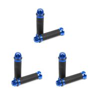 3er-Set Lenkergriffe Zaddox 2X 22mm blau
