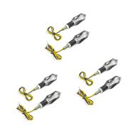 3er-Set Lauflicht Blinker Motorrad Lumitecs BL12 LED Blinker mit E-Prüfzeichen 2 Stück getönt