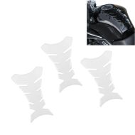 3er-Set Motorrad Tankpad Fishbone Zaddox Tankschutz Aufkleber universal klar