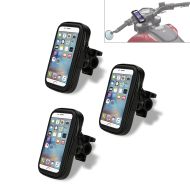 Lot de 3 Support smartphone SH10 Sacoche téléphone 6,3" compatible avec guidon moto