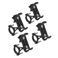 Lot de 4 Support smartphone SH5 de moto en aluminium compatible avec guidon téléphone
