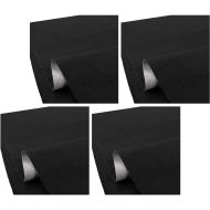 4er-Set Motorrad Sitzbank-Bezug Kunstleder anti-rutsch schwarz XL 140x100 cm Sitzbezug