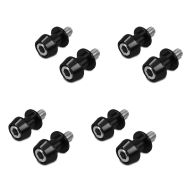 4er-Set Motorrad Prismabuchsen-Racingadapter Motea Assen M6 schwarz
