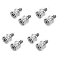 4er-Set Motorrad Prismabuchsen-Racingadapter Motea Jerez M8 silber
