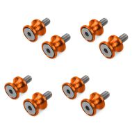 4er-Set Motorrad Prismabuchsen-Racingadapter Motea Jerez M10 x 1.5 orange