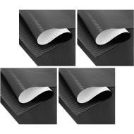 4er-Set Motorrad Wrapping Klebefolie Zaddox Carbonfolie 75x100cm Carbon-Look 3D in schwarz