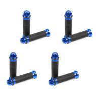 4er-Set Lenkergriffe Zaddox 2X 22mm blau