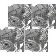 4er-Set Sturzbügelschutz Motoguard CP6 22-28mm Schutzbügel Sturzpads Protektoren schwarz