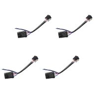 Lot de 4 Adaptateur H4-H13 pour phares avant compatible avec Harley Davidson Craftride
