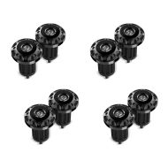 4er-Set Lenkerenden / Motorrad Lenkergewichte Tourtecs LE1 passend für universal Lenker schwarz