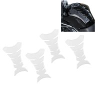4er-Set Motorrad Tankpad Fishbone Zaddox Tankschutz Aufkleber universal klar