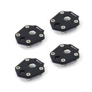 Lot de 4 Extension béquille latérale compatible avec Royal Enfield Himalayan 17-24 Elargisseur bequille laterale Motoguard FV10