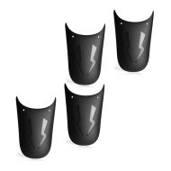 4er-Set Kotflügel Verlängerung Universal Motorrad Spritzschutz vorne / hinten Zaddox KE28 schwarz