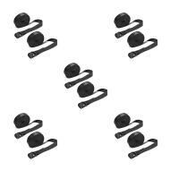 Lot de 5 Moto Sangle Set ConStands sangle arrimage 200cm 2 pièces en noir